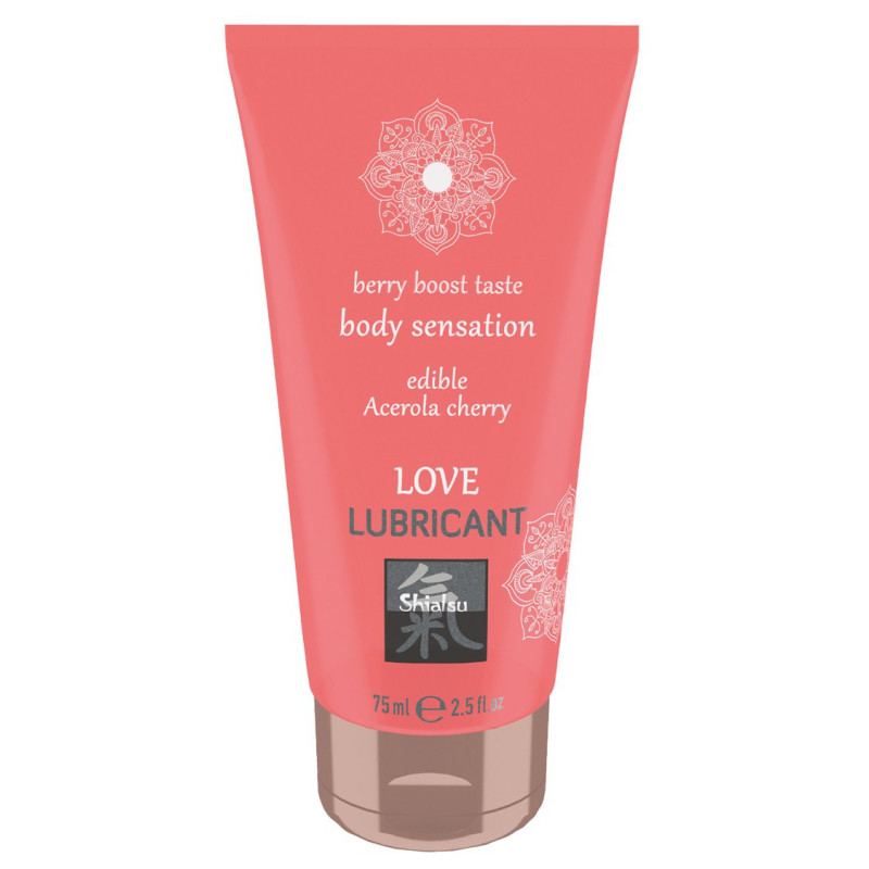 Shiatsu Lubrifiant comestible Acerola et Cerise 75mL